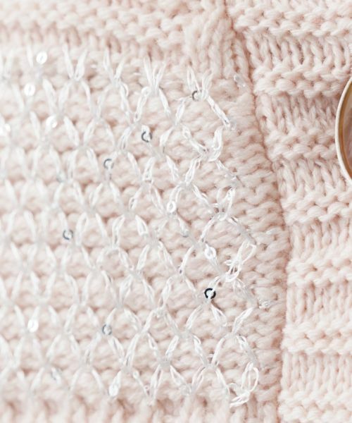 Leilian / レリアン カーディガン・ボレロ | 編地切替Vネックカーディガン | 詳細16