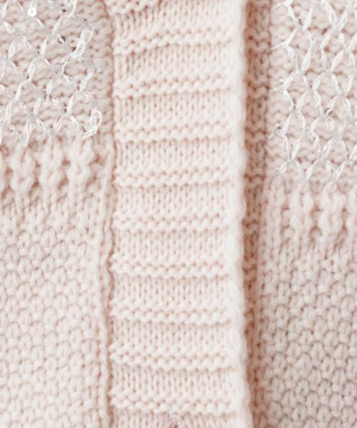 Leilian / レリアン カーディガン・ボレロ | 編地切替Vネックカーディガン | 詳細17