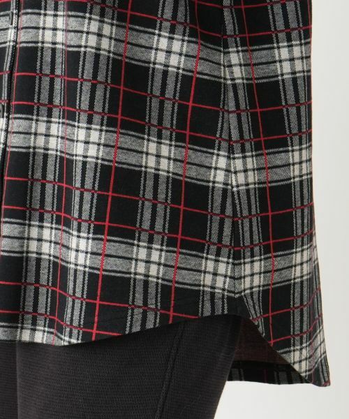 Leilian / レリアン シャツ・ブラウス | チェックバンドカラーブラウス【Leilian WHITE LABEL】 | 詳細10