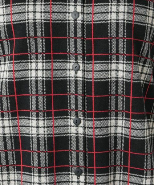 Leilian / レリアン シャツ・ブラウス | チェックバンドカラーブラウス【Leilian WHITE LABEL】 | 詳細11