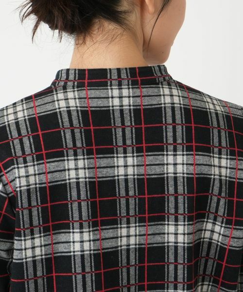 Leilian / レリアン シャツ・ブラウス | チェックバンドカラーブラウス【Leilian WHITE LABEL】 | 詳細8