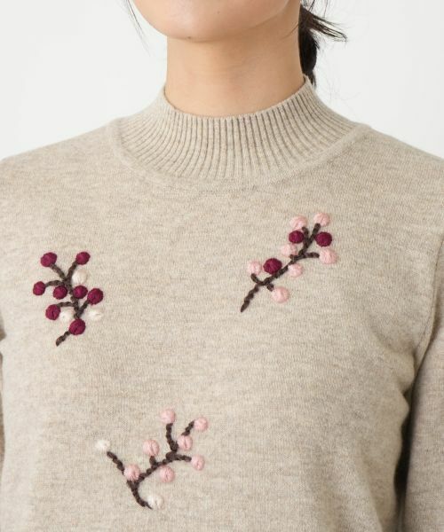 Leilian / レリアン ニット・セーター | モチーフハイネックニット【Leilian WHITE LABEL】 | 詳細11