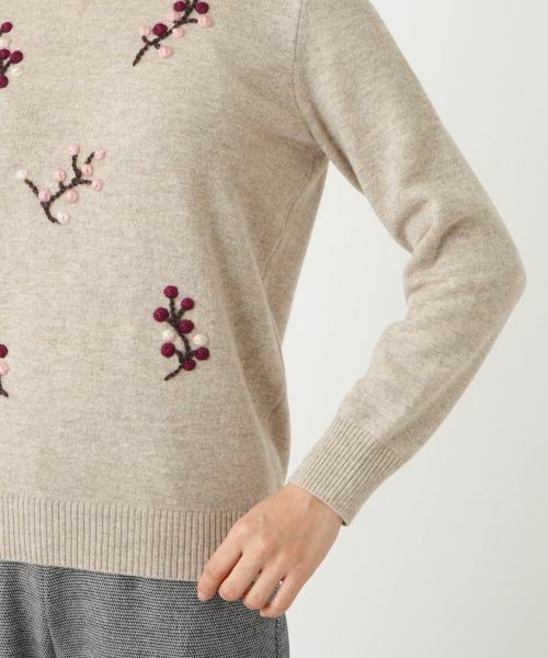 Leilian / レリアン ニット・セーター | モチーフハイネックニット【Leilian WHITE LABEL】 | 詳細13