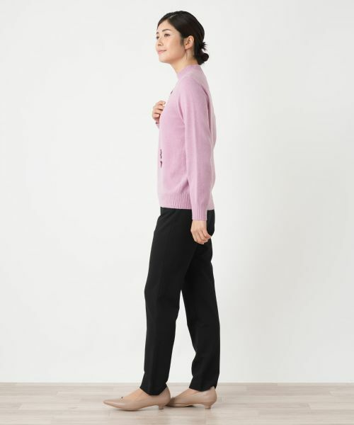 Leilian / レリアン ニット・セーター | モチーフハイネックニット【Leilian WHITE LABEL】 | 詳細2