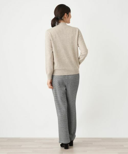 Leilian / レリアン ニット・セーター | モチーフハイネックニット【Leilian WHITE LABEL】 | 詳細7