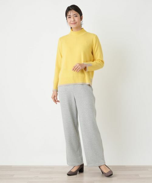 Leilian / レリアン ニット・セーター | バイカラーハイネックニット【Leilian WHITE LABEL】 | 詳細1