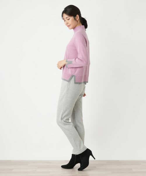 Leilian / レリアン ニット・セーター | バイカラーハイネックニット【Leilian WHITE LABEL】 | 詳細10