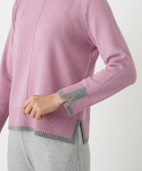 Leilian / レリアン ニット・セーター | バイカラーハイネックニット【Leilian WHITE LABEL】 | 詳細17