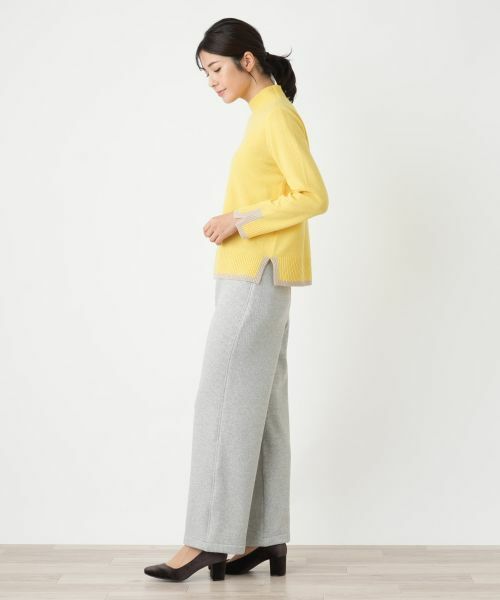 Leilian / レリアン ニット・セーター | バイカラーハイネックニット【Leilian WHITE LABEL】 | 詳細2