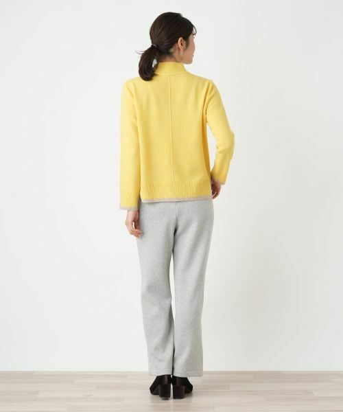 Leilian / レリアン ニット・セーター | バイカラーハイネックニット【Leilian WHITE LABEL】 | 詳細3