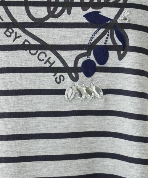 Leilian / レリアン カットソー | ハート×ボーダークルーネックカットソー【MUSE BY ROCHAS Premiere】 | 詳細12