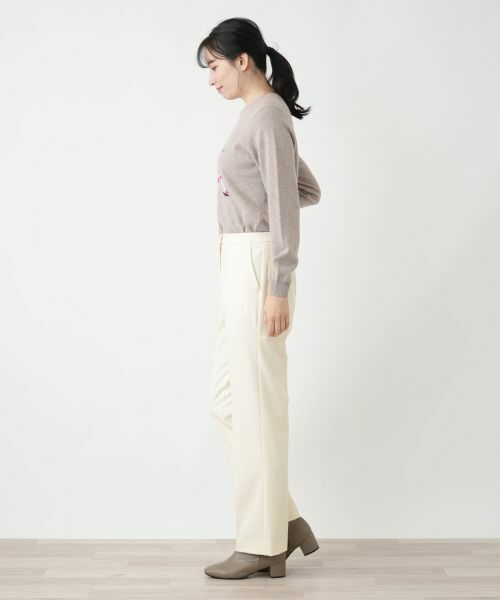 Leilian / レリアン その他パンツ | センタープレスパンツ【Leilian WHITE LABEL】 | 詳細2