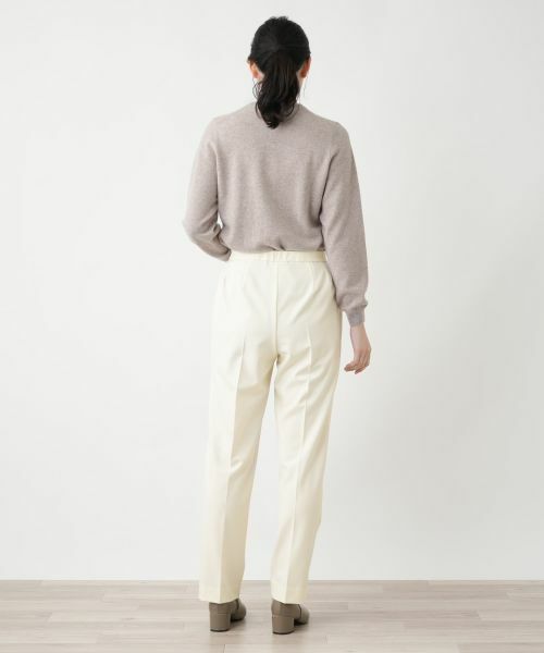 Leilian / レリアン その他パンツ | センタープレスパンツ【Leilian WHITE LABEL】 | 詳細3