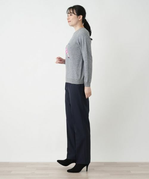 Leilian / レリアン その他パンツ | センタープレスパンツ【Leilian WHITE LABEL】 | 詳細4