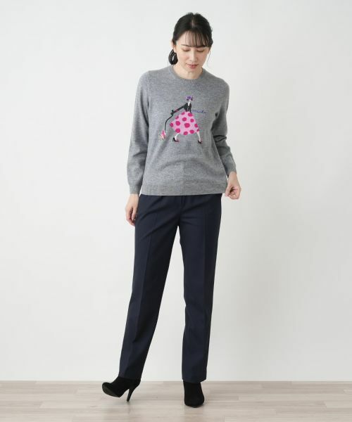 Leilian / レリアン その他パンツ | センタープレスパンツ【Leilian WHITE LABEL】 | 詳細6