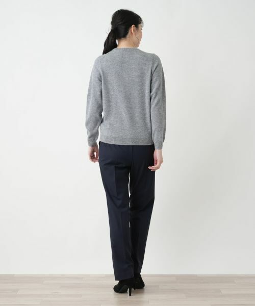 Leilian / レリアン その他パンツ | センタープレスパンツ【Leilian WHITE LABEL】 | 詳細7