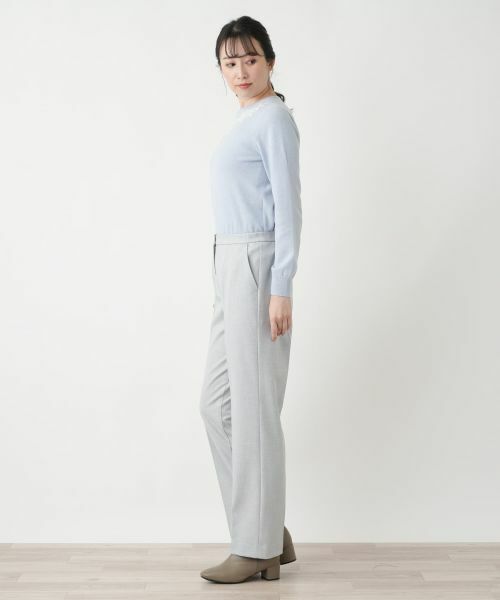 Leilian / レリアン その他パンツ | センタープレスパンツ【Leilian WHITE LABEL】 | 詳細8