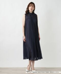 Leilian / レリアン ドレス | 【店舗人気】プリーツノースリーブワンピース