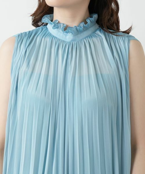 Leilian / レリアン ドレス | 【店舗人気】プリーツノースリーブワンピース | 詳細13
