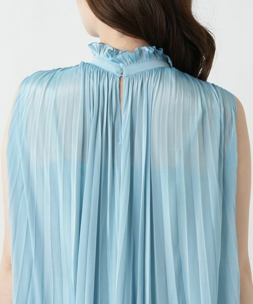 Leilian / レリアン ドレス | 【店舗人気】プリーツノースリーブワンピース | 詳細14