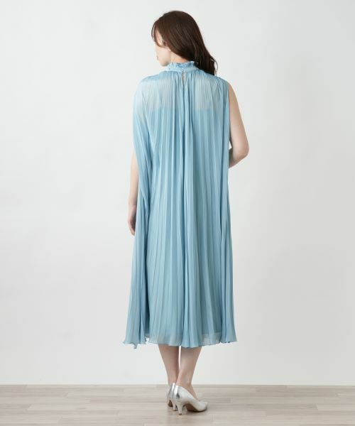 Leilian / レリアン ドレス | 【店舗人気】プリーツノースリーブワンピース | 詳細9