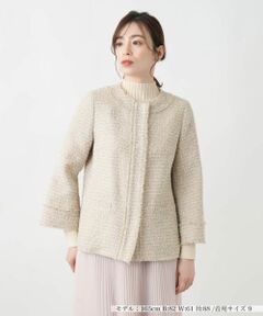 Leilian / レリアン テーラードジャケット | 【店舗人気】ノーカラージャケット