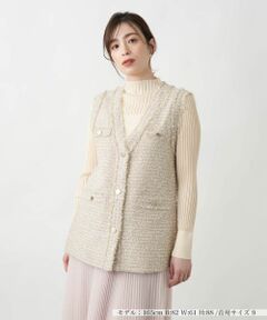 Leilian / レリアン テーラードジャケット | 【店舗人気】Vネックベスト