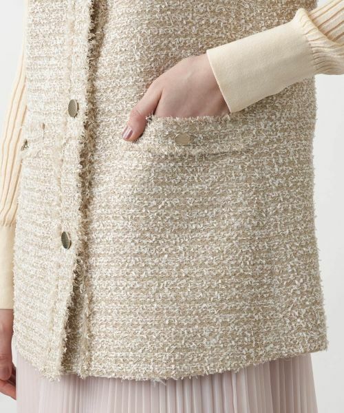 Leilian / レリアン テーラードジャケット | 【店舗人気】Vネックベスト | 詳細10