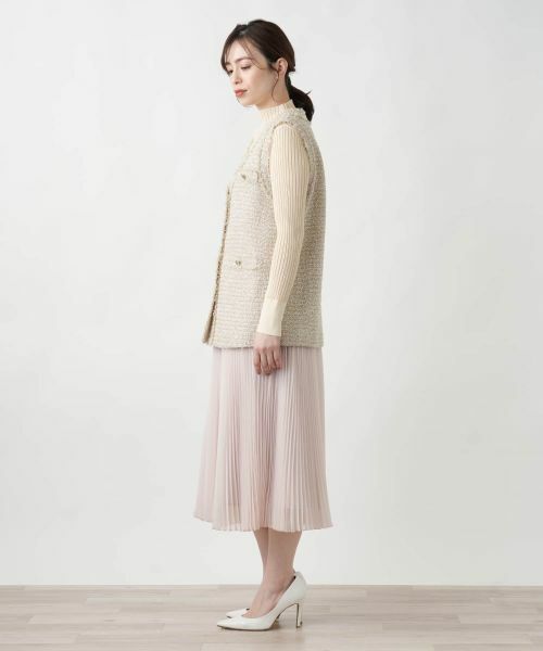 Leilian / レリアン テーラードジャケット | 【店舗人気】Vネックベスト | 詳細2