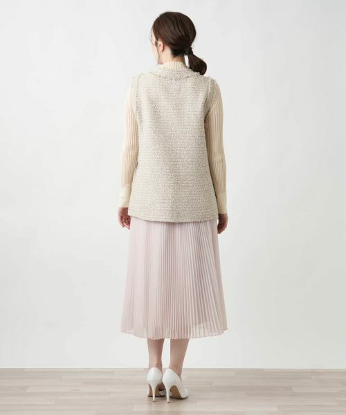 Leilian / レリアン テーラードジャケット | 【店舗人気】Vネックベスト | 詳細3