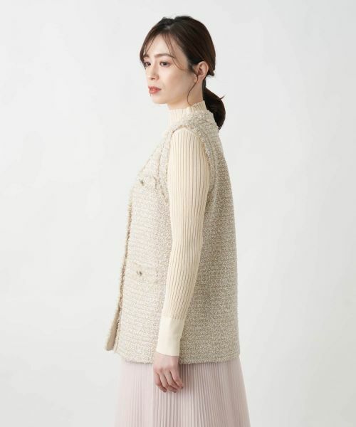 Leilian / レリアン テーラードジャケット | 【店舗人気】Vネックベスト | 詳細5