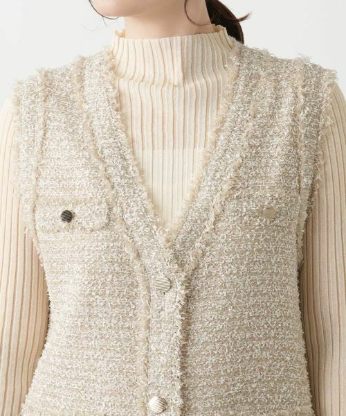 Leilian / レリアン テーラードジャケット | 【店舗人気】Vネックベスト | 詳細7