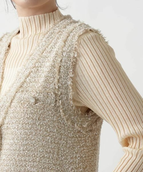 Leilian / レリアン テーラードジャケット | 【店舗人気】Vネックベスト | 詳細9