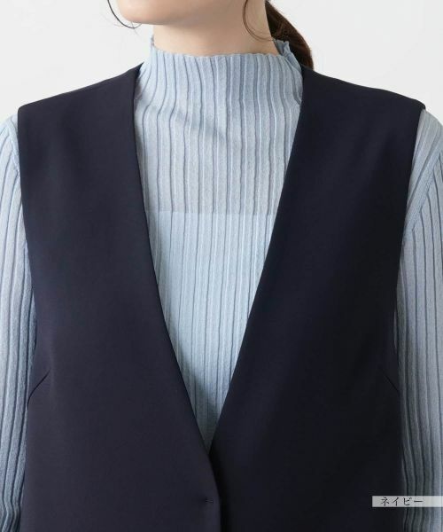 Leilian / レリアン テーラードジャケット | 【店舗人気】Vネックロングベスト | 詳細15