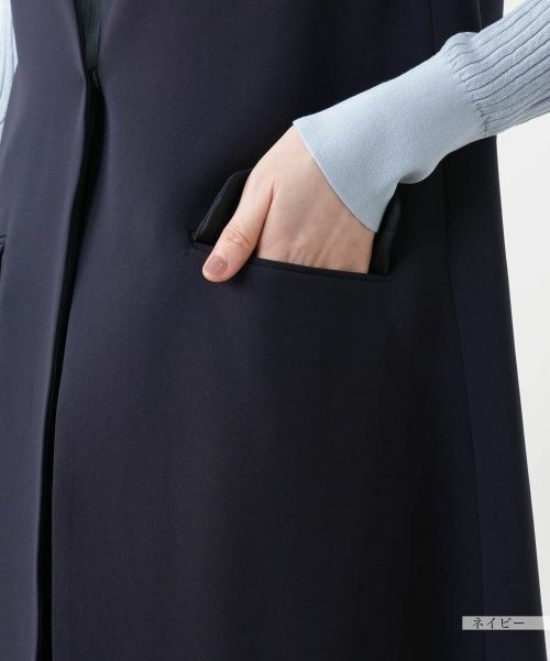 Leilian / レリアン テーラードジャケット | 【店舗人気】Vネックロングベスト | 詳細18