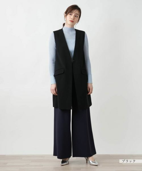 Leilian / レリアン テーラードジャケット | 【店舗人気】Vネックロングベスト | 詳細5