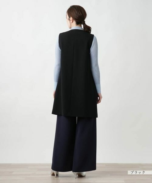 Leilian / レリアン テーラードジャケット | 【店舗人気】Vネックロングベスト | 詳細7