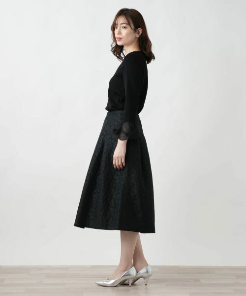 Leilian / レリアン ミニ・ひざ丈スカート | フレアスカート | 詳細2