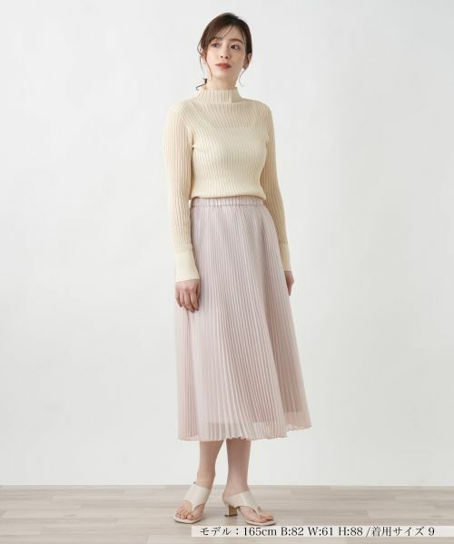 Leilian / レリアン ミニ・ひざ丈スカート | 【店舗人気】アコーディオンプリーツスカート | 詳細4