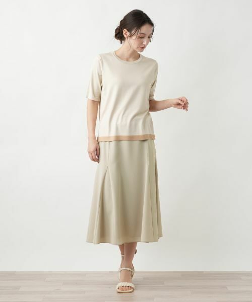 Leilian / レリアン ミニ・ひざ丈スカート | 【店舗人気】フレアスカ−ト | 詳細1