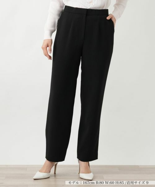 Leilian / レリアン その他パンツ | 【店舗人気】ストレートパンツ(ブラック)