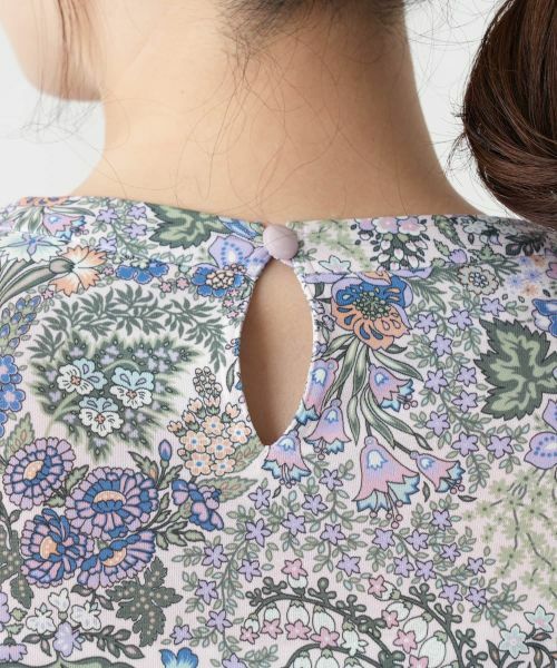 Leilian / レリアン カットソー | プリントクルーネックカットソー【BINDA】 | 詳細13