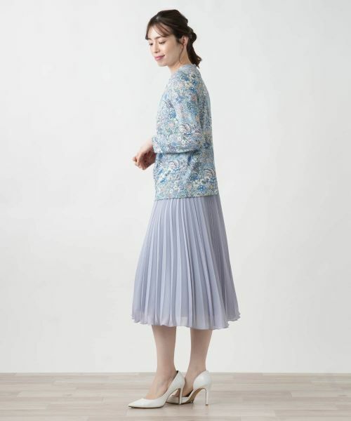 Leilian / レリアン カットソー | プリントクルーネックカットソー【BINDA】 | 詳細2