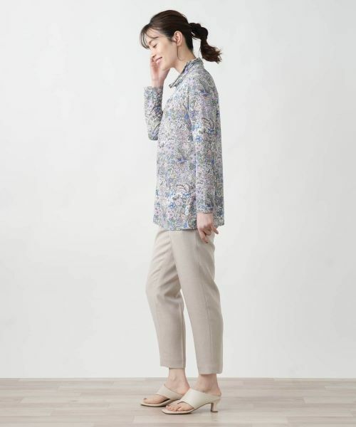 Leilian / レリアン カットソー | プリントハイネックカットソー【BINDA】 | 詳細2