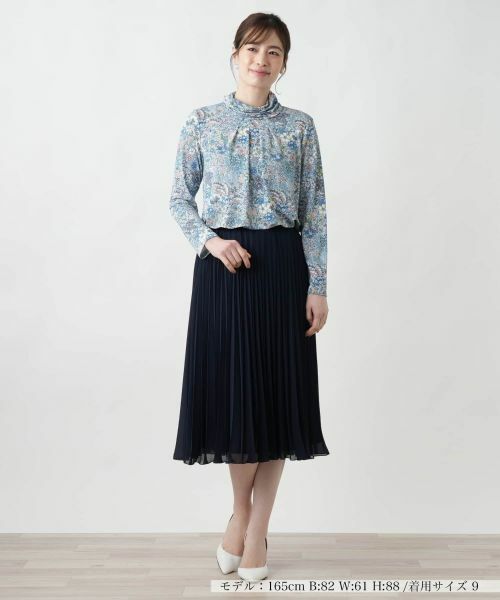 Leilian / レリアン カットソー | プリントハイネックカットソー【BINDA】 | 詳細4