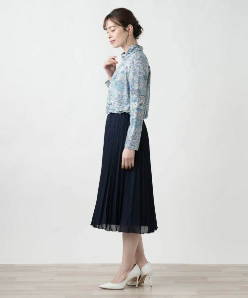 Leilian / レリアン カットソー | プリントハイネックカットソー【BINDA】 | 詳細5