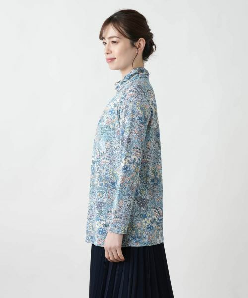 Leilian / レリアン カットソー | プリントハイネックカットソー【BINDA】 | 詳細8