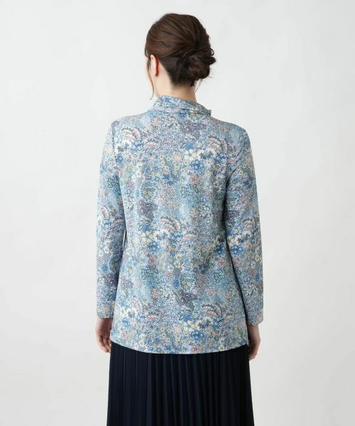 Leilian / レリアン カットソー | プリントハイネックカットソー【BINDA】 | 詳細9