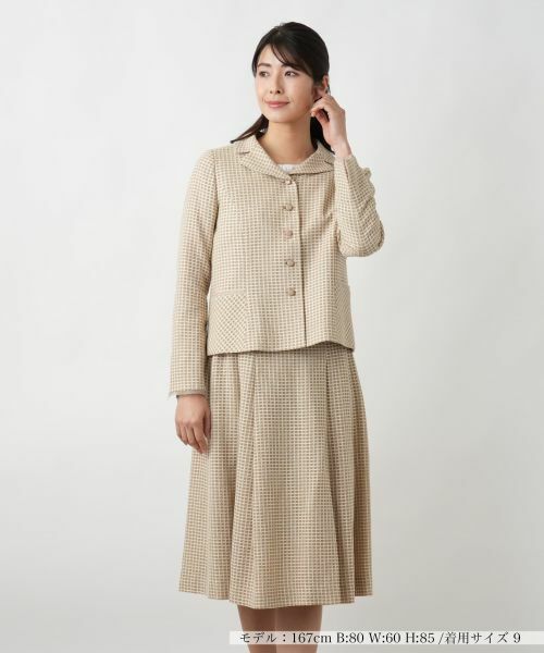 Leilian/レリアン スーツ ベージュ 11(L) Leilian/レリアン スーツ ベージュ 11(L)