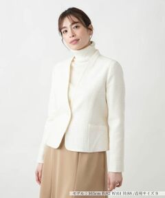 Leilian / レリアン テーラードジャケット | ノーカラージャケット